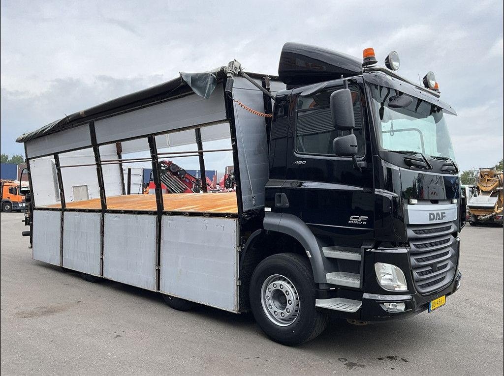 DAF FAX CF 480 Kipper met HMF 21 Tonmeter laadkraan