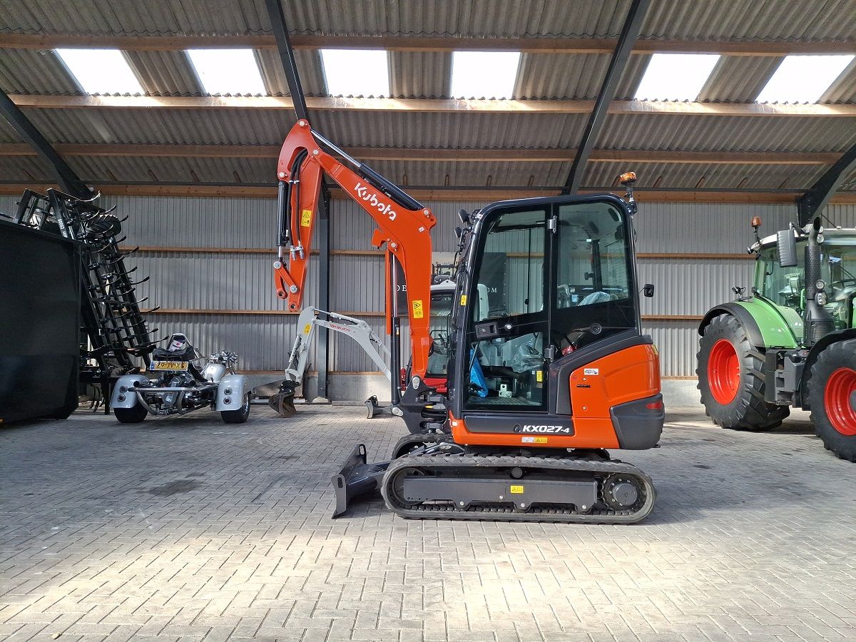 Kubota KX027-4 HI, minigraver, minikraan, BJ2026,Nieuw!