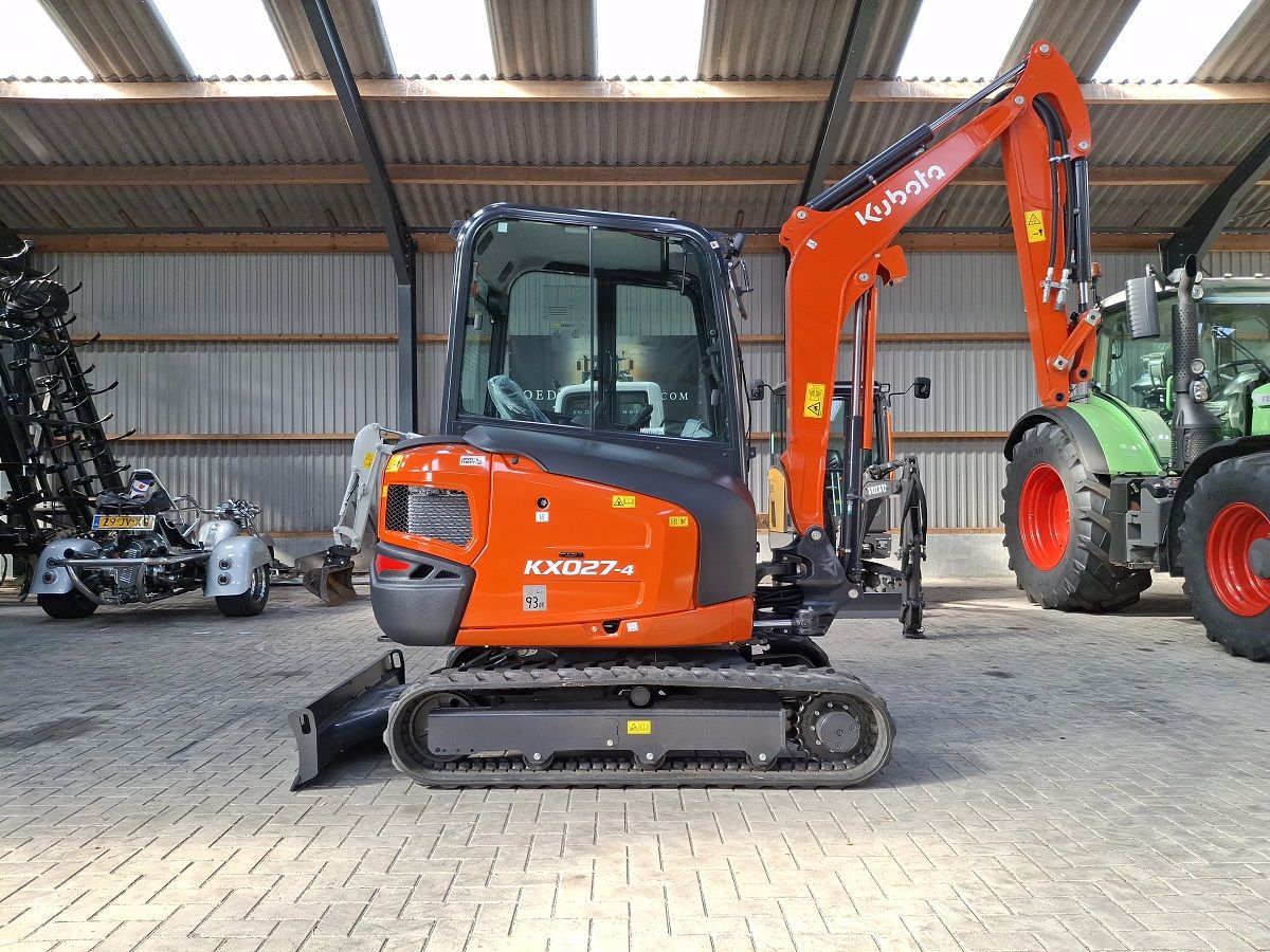 Kubota KX027-4 HI, minigraver, minikraan, BJ2026,Nieuw!