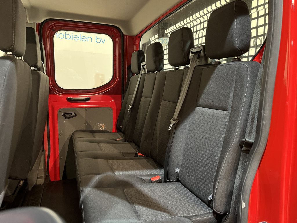 Ford Transit 350 2.0 TDCI L3H1 130 PK DC 6 pers. Trend Open Laadbak / Euro 6 / Airco / Cruise Control / 35.000 KM !!