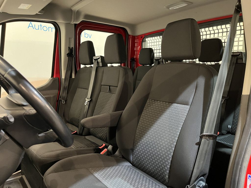 Ford Transit 350 2.0 TDCI L3H1 130 PK DC 6 pers. Trend Open Laadbak / Euro 6 / Airco / Cruise Control / 35.000 KM !!