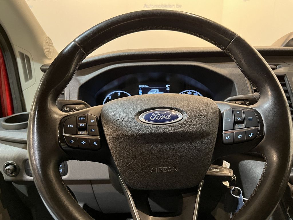 Ford Transit 350 2.0 TDCI L3H1 130 PK DC 6 pers. Trend Open Laadbak / Euro 6 / Airco / Cruise Control / 35.000 KM !!