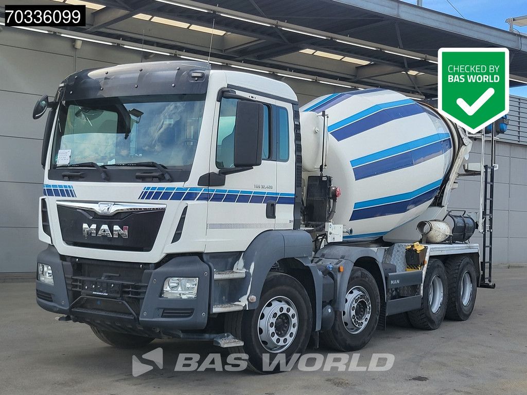 MAN TGS 32.420 8X4 Stetter 9m3 Full Steel Automatic Euro 6