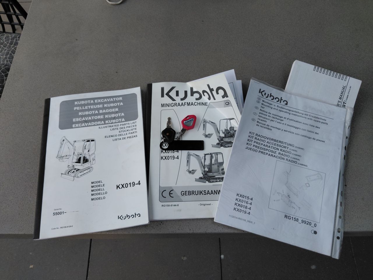 Minigraver Kubota KX019-4 ( Bj 2017 ) Minikraan / Graafmachine