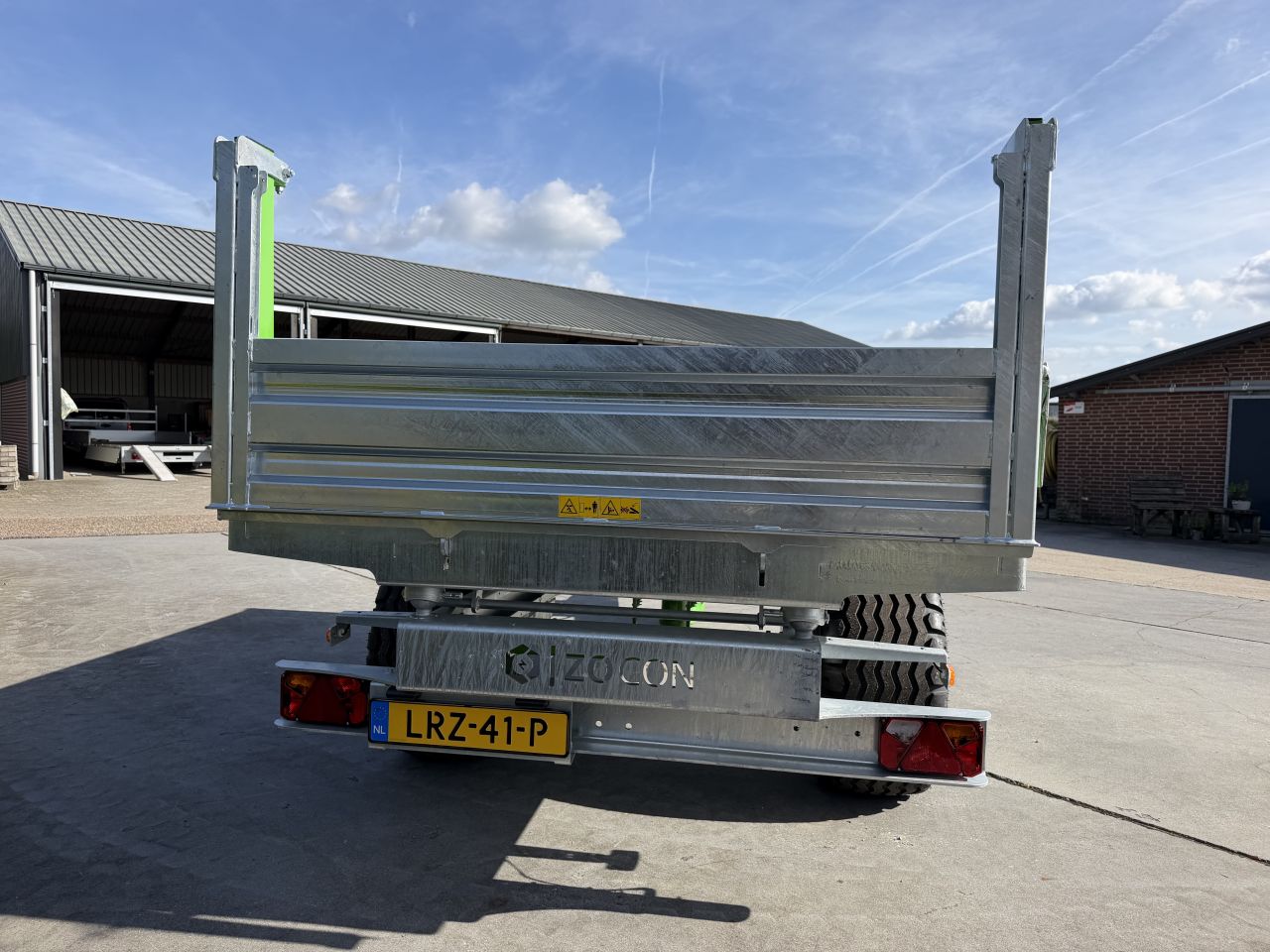 Nieuwe Zocon ZO45 4,5 ton kippers kieper kiepwagen