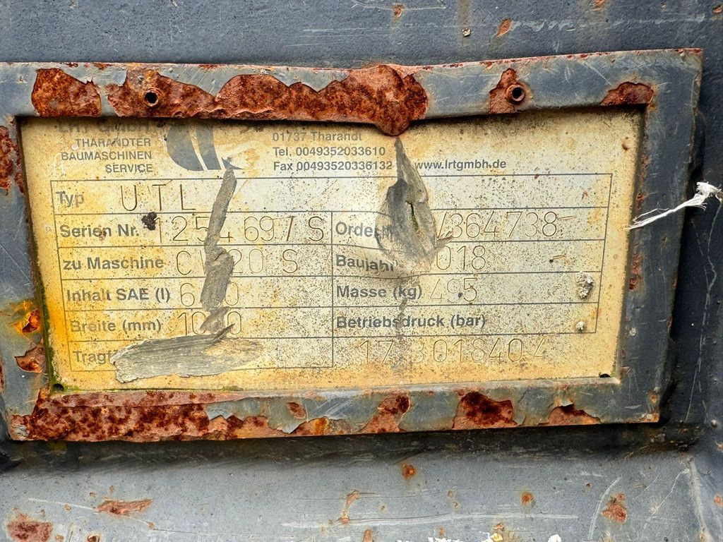 Verachtert Verachtert Excavation bucket 1000mm CW20/30/40S