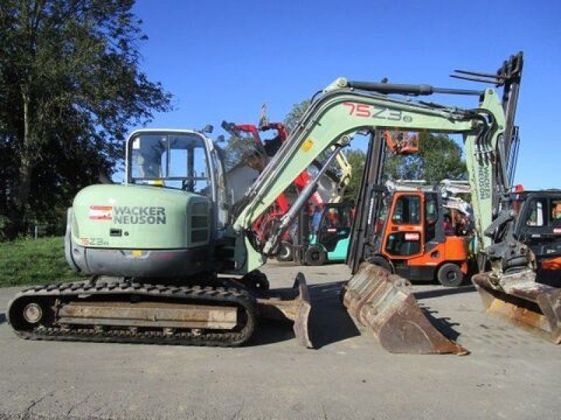 Wacker Neuson 75Z3 7,7 Ton. Powertilt + hydraul. Schnellwe