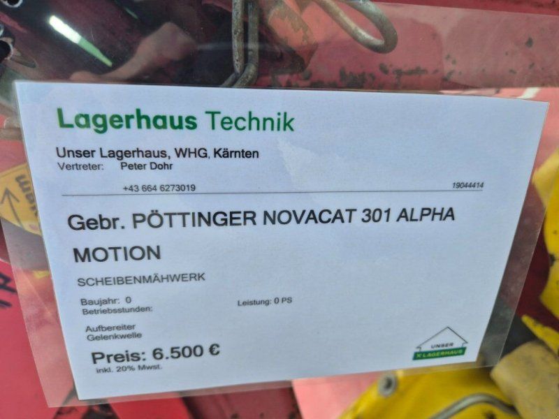 Pöttinger NovaCat 301 Alpha motion
