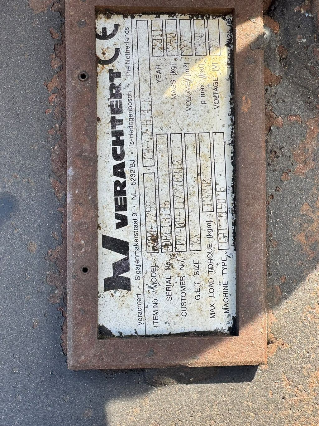 Verachtert Quickcoupler CW-40 H4N