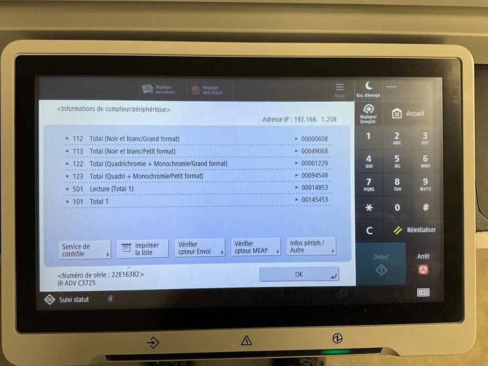 2020 Canon imageRUNNER ADVANCE DX C5840i Multifunction Copier