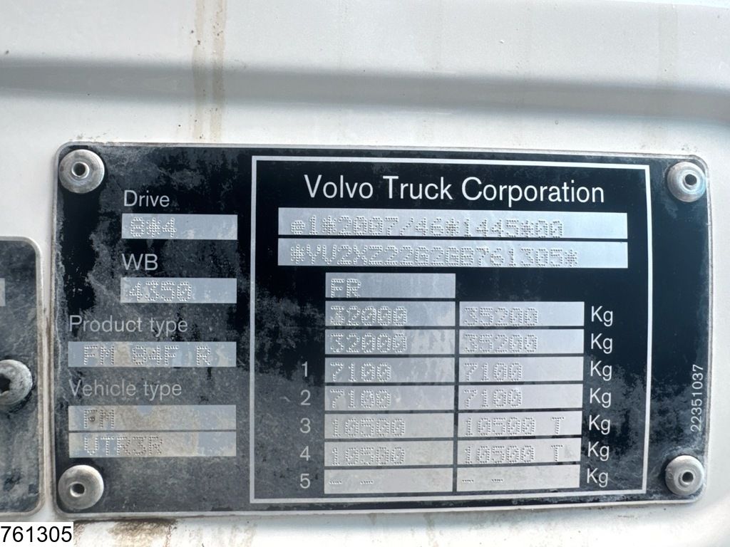Volvo FMX 410 8x4, EURO 6, 9m3, 175.500 KM