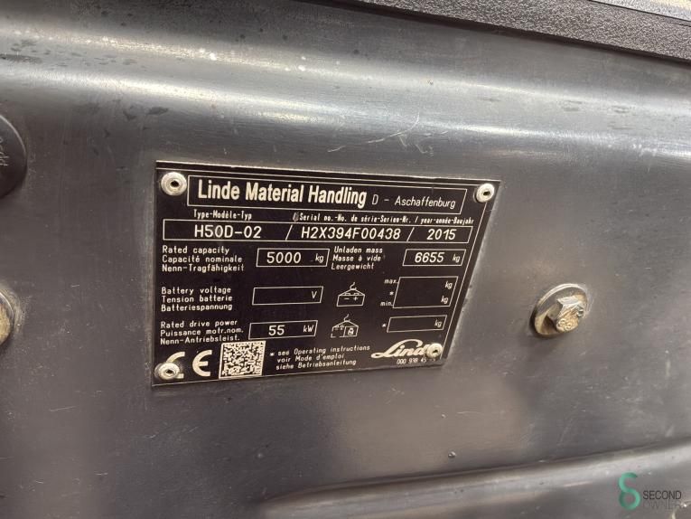 Forklifts Diesel Linde H 50 D (394) 2015