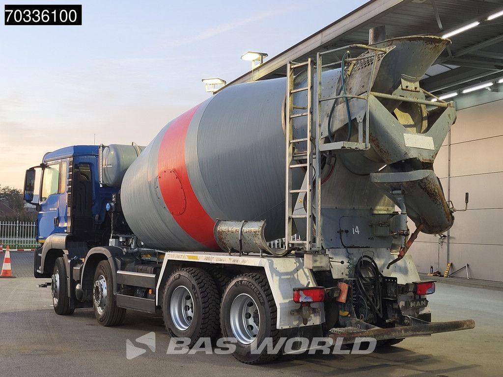 MAN TGS 32.400 8X4 9m3 mixer Steel suspension Manual Euro 6