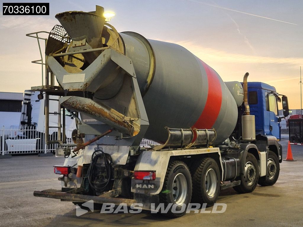 MAN TGS 32.400 8X4 9m3 mixer Steel suspension Manual Euro 6