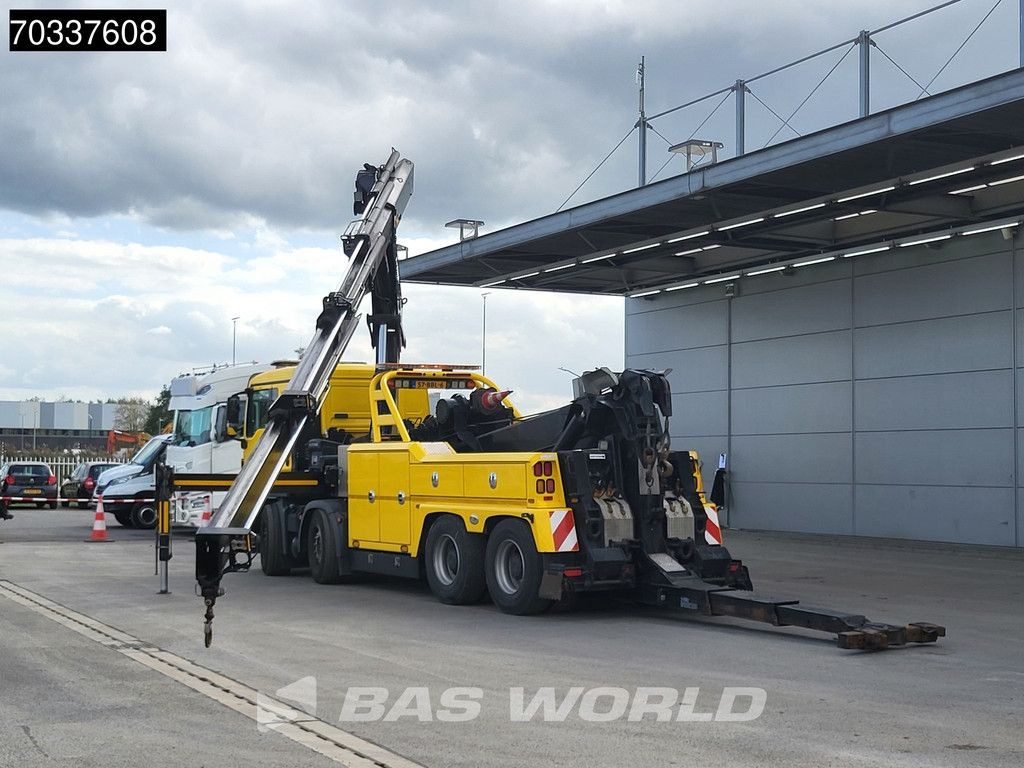 MAN TGS 41.480 8X4 Miller Industries Vulcan V100 Recovery truck HIAB 322EP-4 HIDUO Crane Winch Euro 5