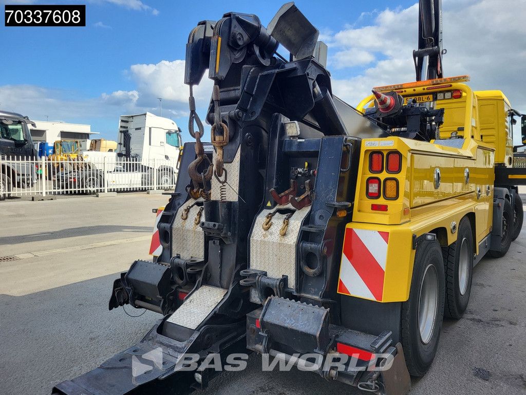 MAN TGS 41.480 8X4 Miller Industries Vulcan V100 Recovery truck HIAB 322EP-4 HIDUO Crane Winch Euro 5