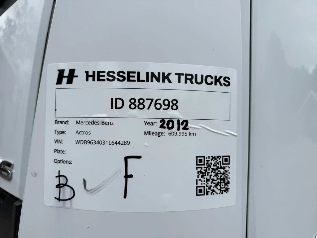 Mercedes-Benz Actros 1842 Streamspace Euro 5 609.900KM! Retarder ACC Side Skirts APK/TUV 11-2026