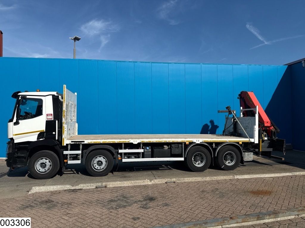 Renault C 430 8x4, EURO 6, Palfinger, Steel suspension