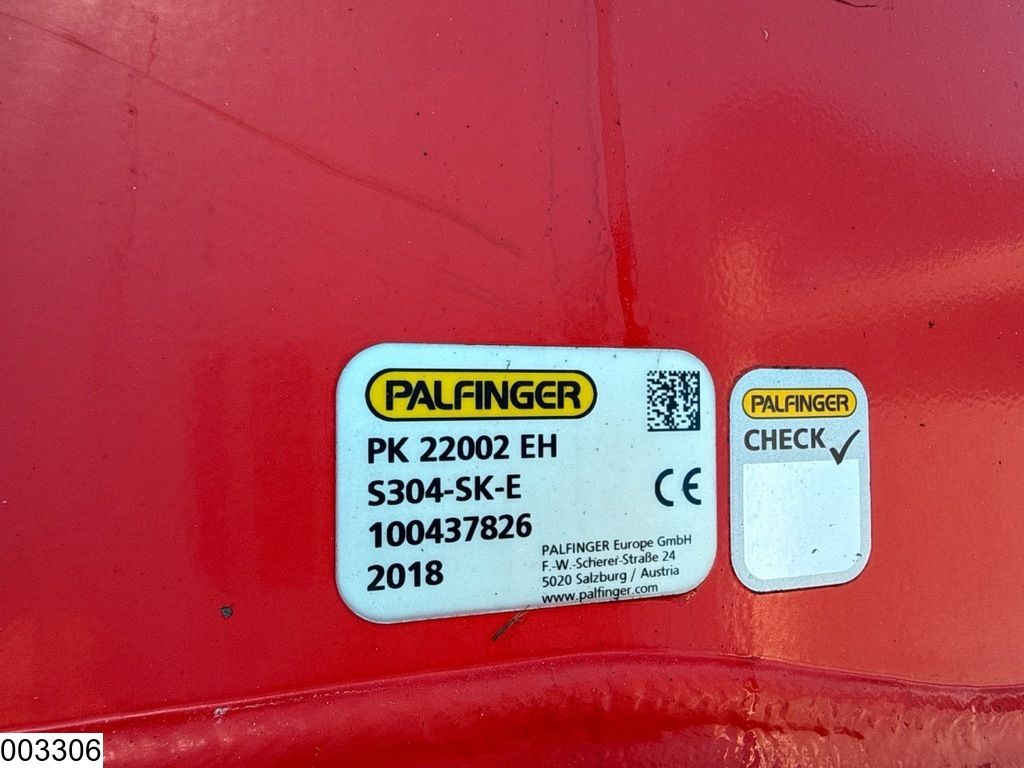 Renault C 430 8x4, EURO 6, Palfinger, Steel suspension