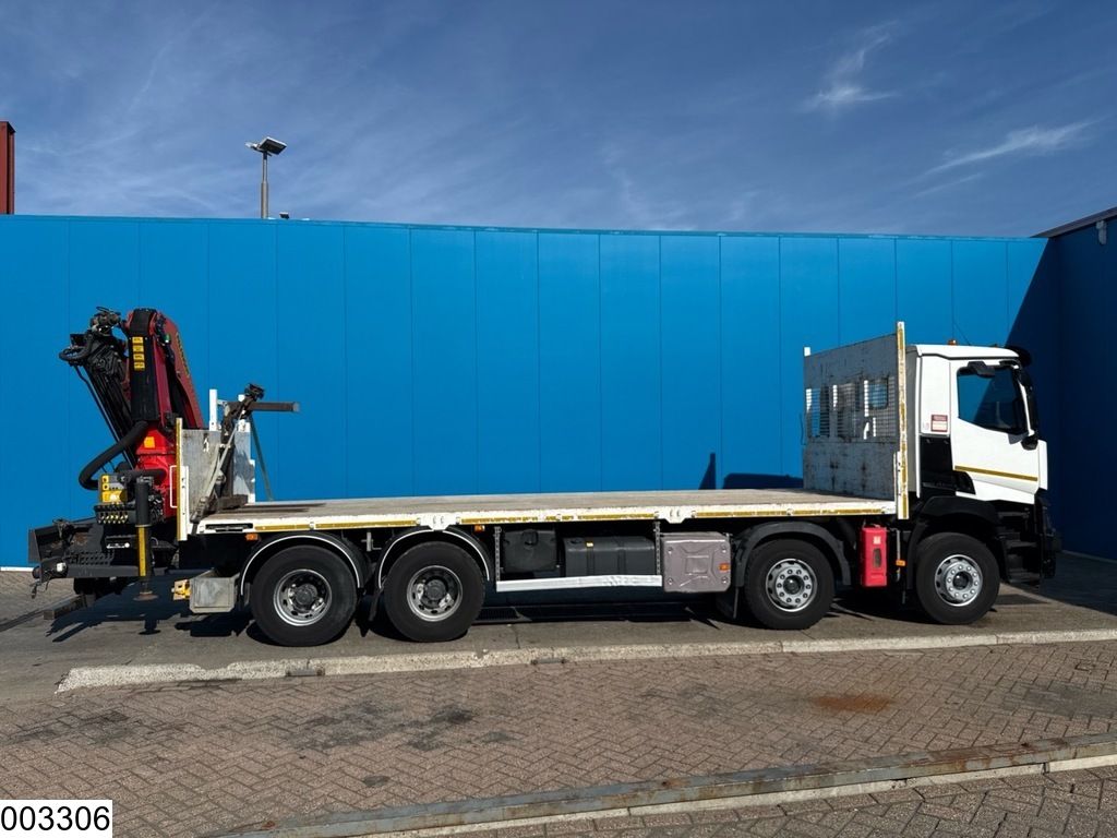 Renault C 430 8x4, EURO 6, Palfinger, Steel suspension