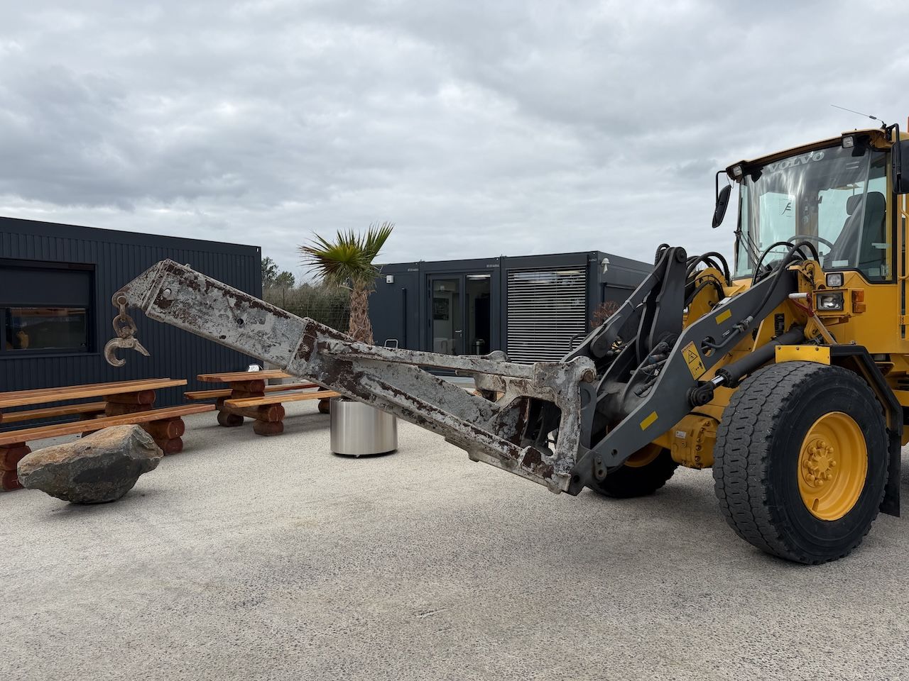 Verleng jib / mast Volvo 3x elementen uit schuifbaar