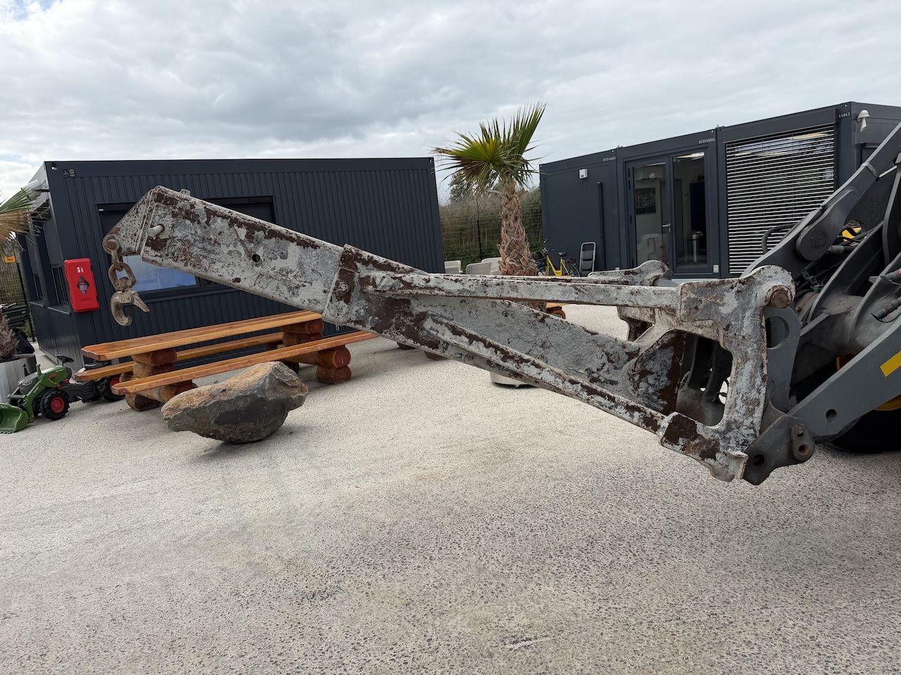 Verleng jib / mast Volvo 3x elementen uit schuifbaar