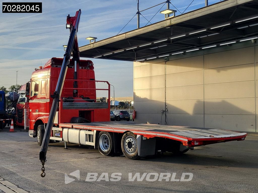 DAF XF 440 6X2 NL-Truck Transporter HMF 900-K2 Kran Winch Lift-Lenkachse Euro 6