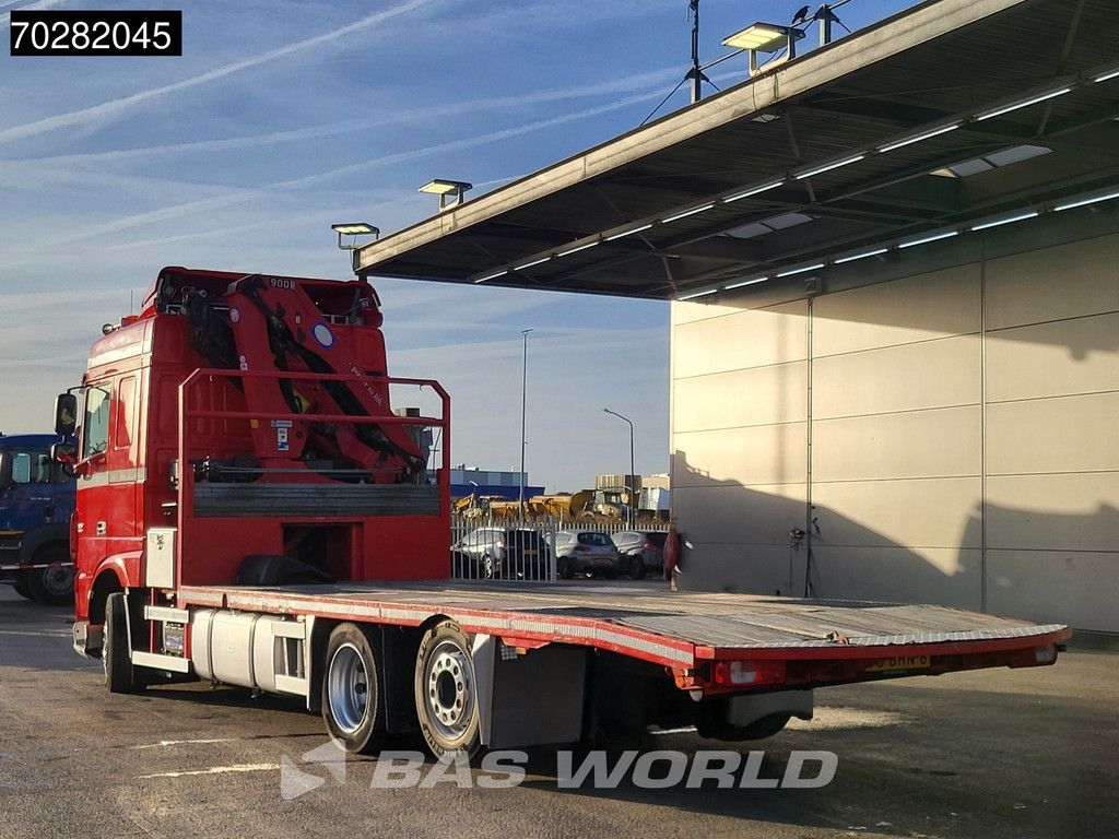 DAF XF 440 6X2 NL-Truck Transporter HMF 900-K2 Kran Winch Lift-Lenkachse Euro 6