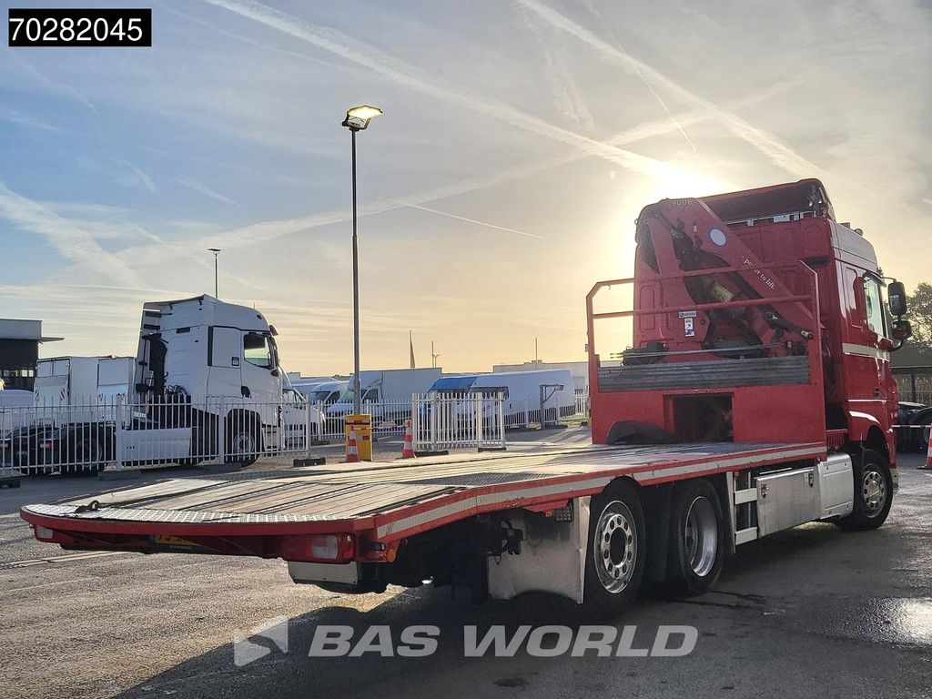 DAF XF 440 6X2 NL-Truck Transporter HMF 900-K2 Kran Winch Lift-Lenkachse Euro 6