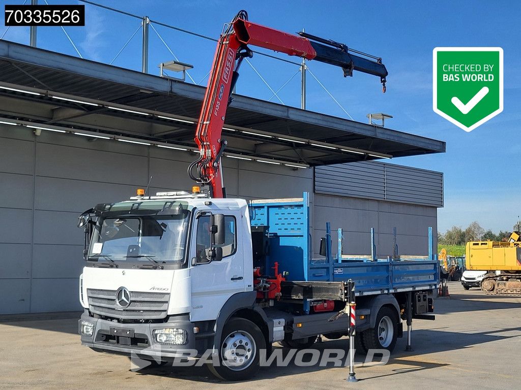 Mercedes Atego 1623 4X2 16tonner FASSI F135.2.22 E Crane Kran Remote control Airco Euro 6