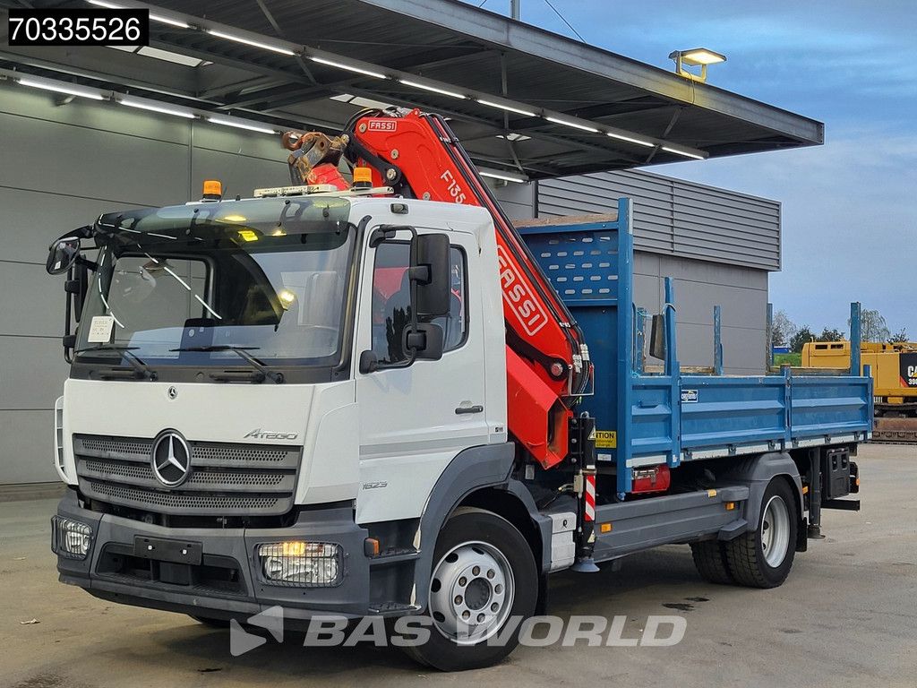 Mercedes Atego 1623 4X2 16tonner FASSI F135.2.22 E Crane Kran Remote control Airco Euro 6