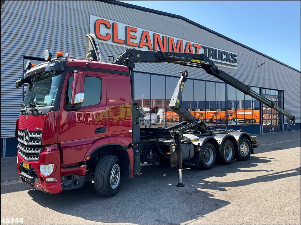 Mercedes-Benz Arocs 3253 Euro 6 8x4 Palfinger 17 Tonmeter Z-kraan