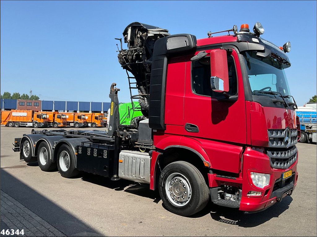 Mercedes-Benz Arocs 3253 Euro 6 8x4 Palfinger 17 Tonmeter Z-kraan