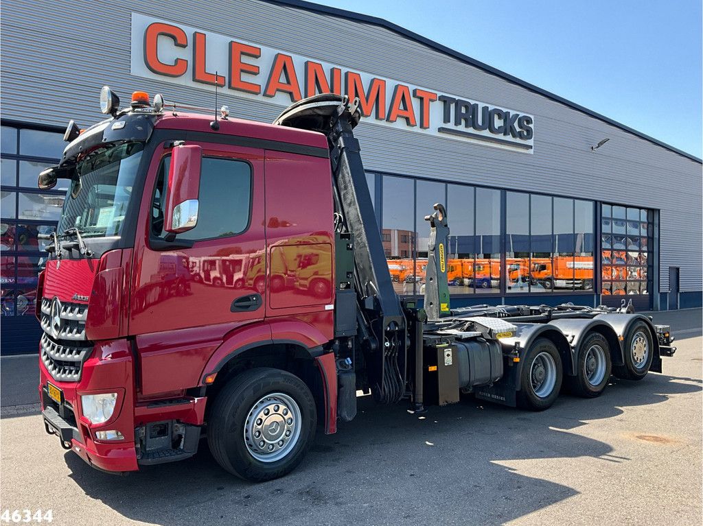 Mercedes-Benz Arocs 3253 Euro 6 8x4 Palfinger 17 Tonmeter Z-kraan