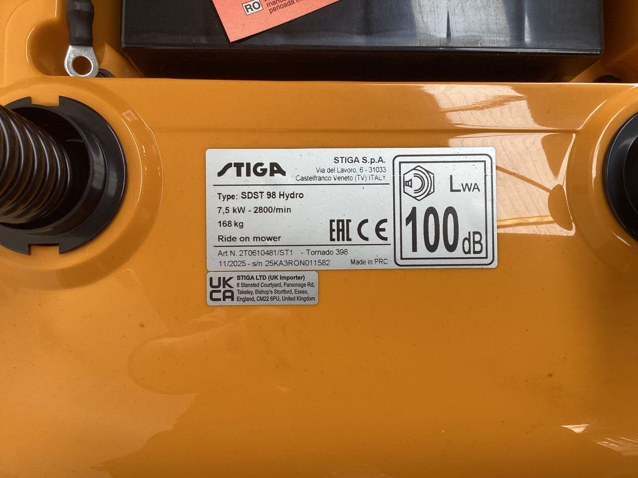 Stiga Tornado 398