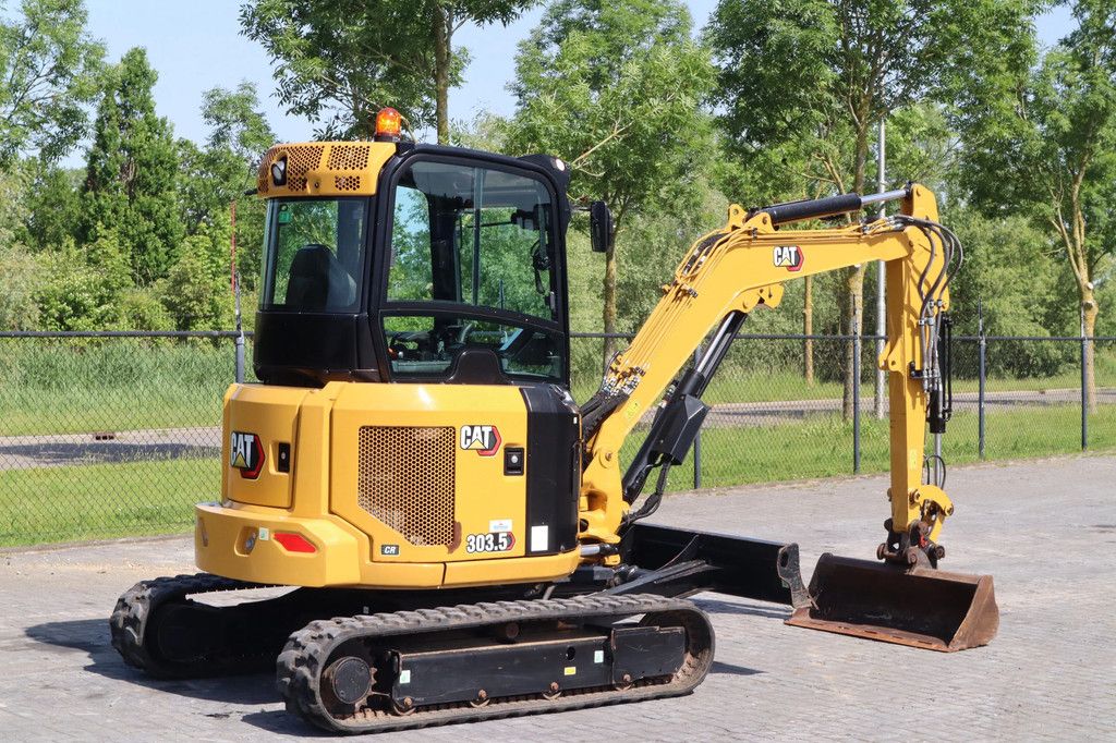 Caterpillar 303.5 CR | 3X BUCKET | HAMMER & SHEAR | AIRCO