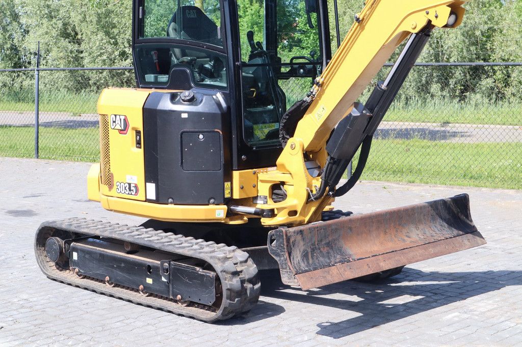 Caterpillar 303.5 CR | 3X BUCKET | HAMMER & SHEAR | AIRCO
