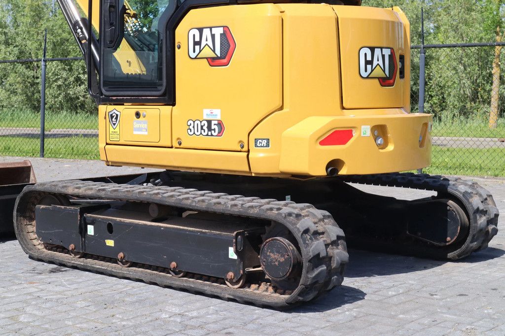 Caterpillar 303.5 CR | 3X BUCKET | HAMMER & SHEAR | AIRCO