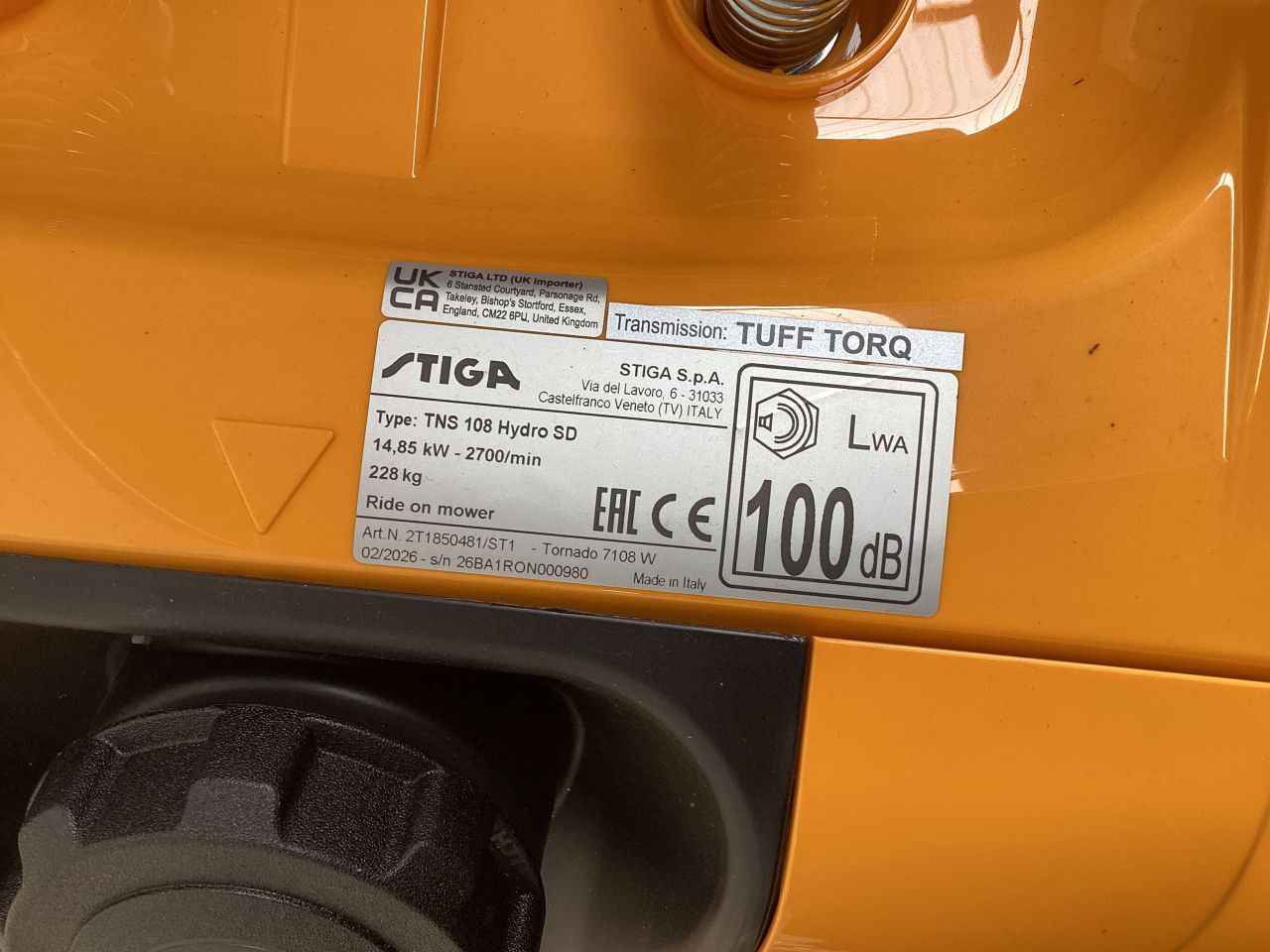 Stiga Tornado 7108W