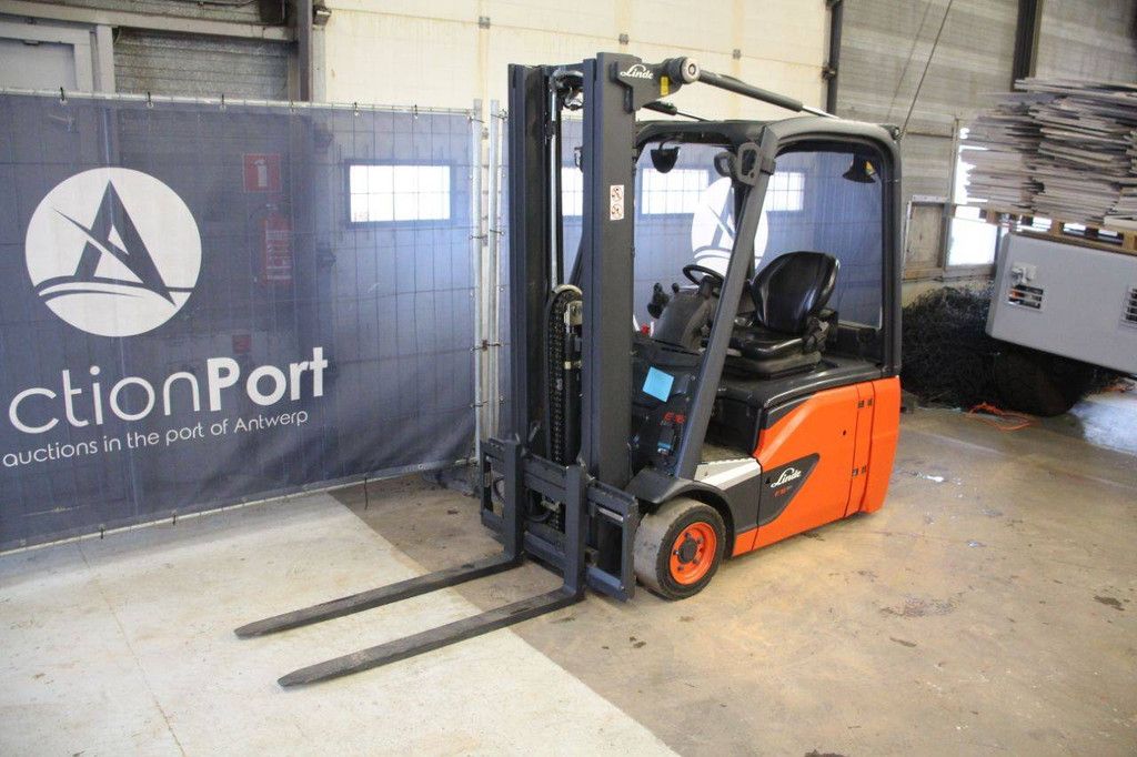 Linde E16 Electric Forklift 1600kg 4.62m