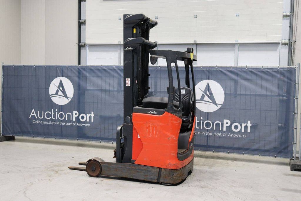 Linde R10B-01 Elektro-Schubmaststapler 1000 kg 7,8 m 2017