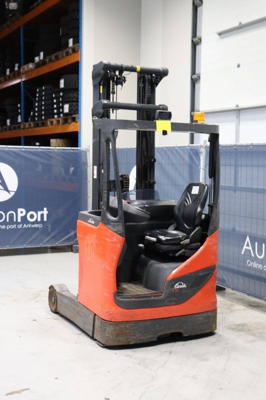 Linde R10B-01 Elektro-Schubmaststapler 1000 kg 7,8 m 2017