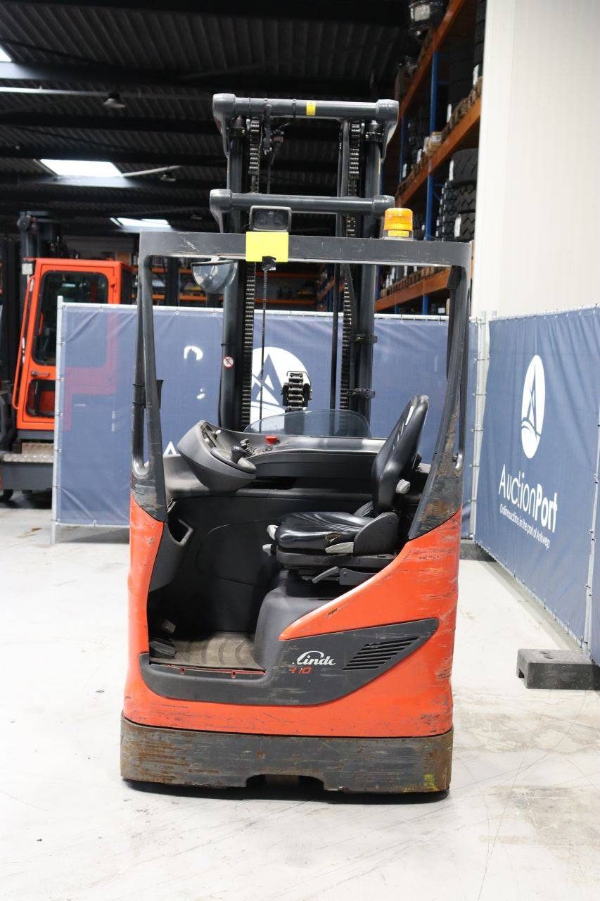 Linde R10B-01 Elektro-Schubmaststapler 1000 kg 7,8 m 2017