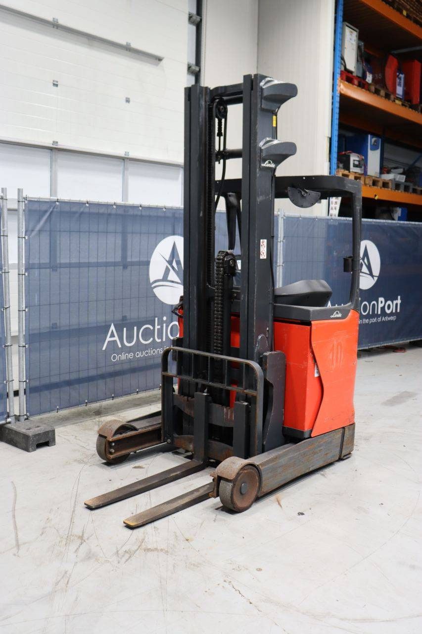 Linde R10B-01 Elektro-Schubmaststapler 1000 kg 7,8 m 2017
