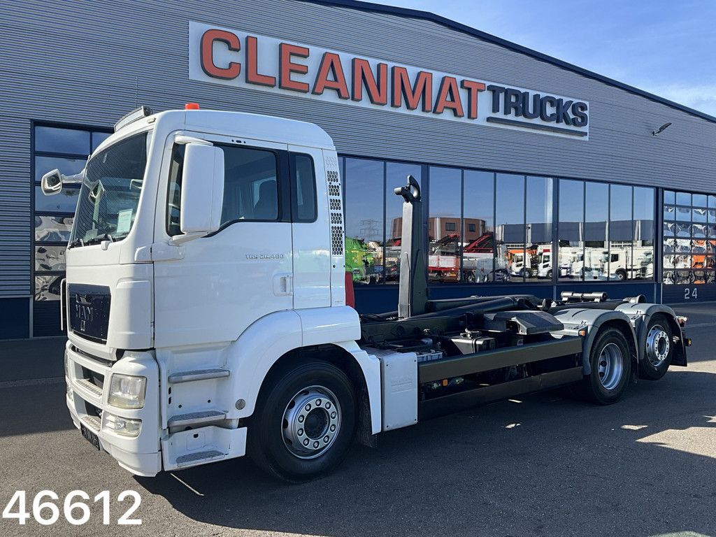 Man TGS 26.400 Euro 5 Meiller 20 Ton haakarmsysteem