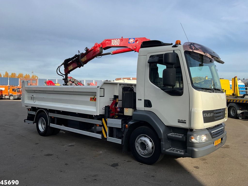 DAF FA 55 LF 220 HMF 10 Tonmeter laadkraan Just 119.287 km!
