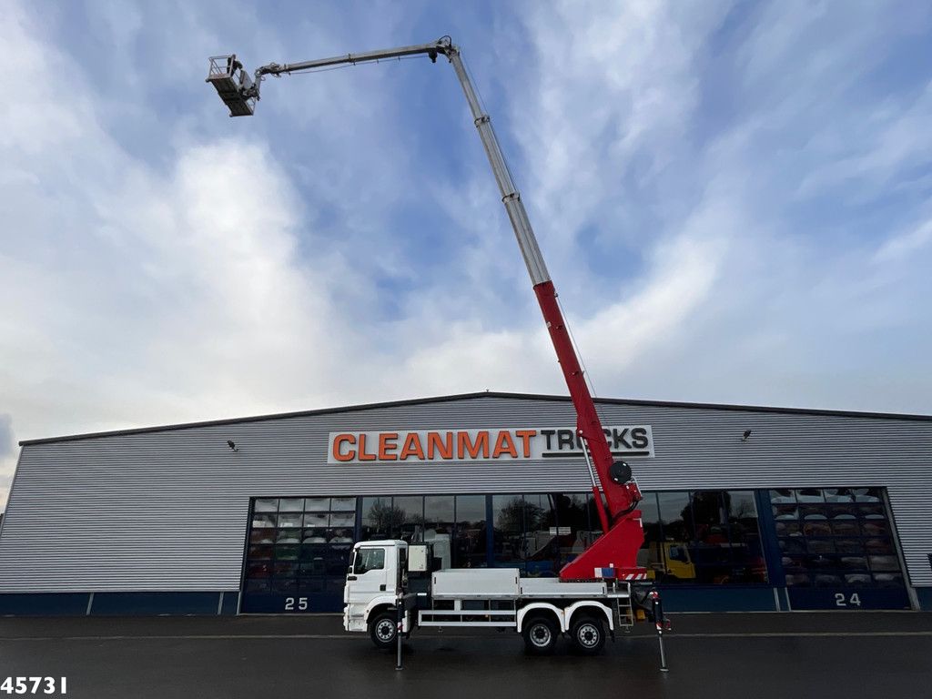 MAN TGM 26.320 Euro 6 Bocker hoogwerker met Jib 46 meter Just 33.833 km!