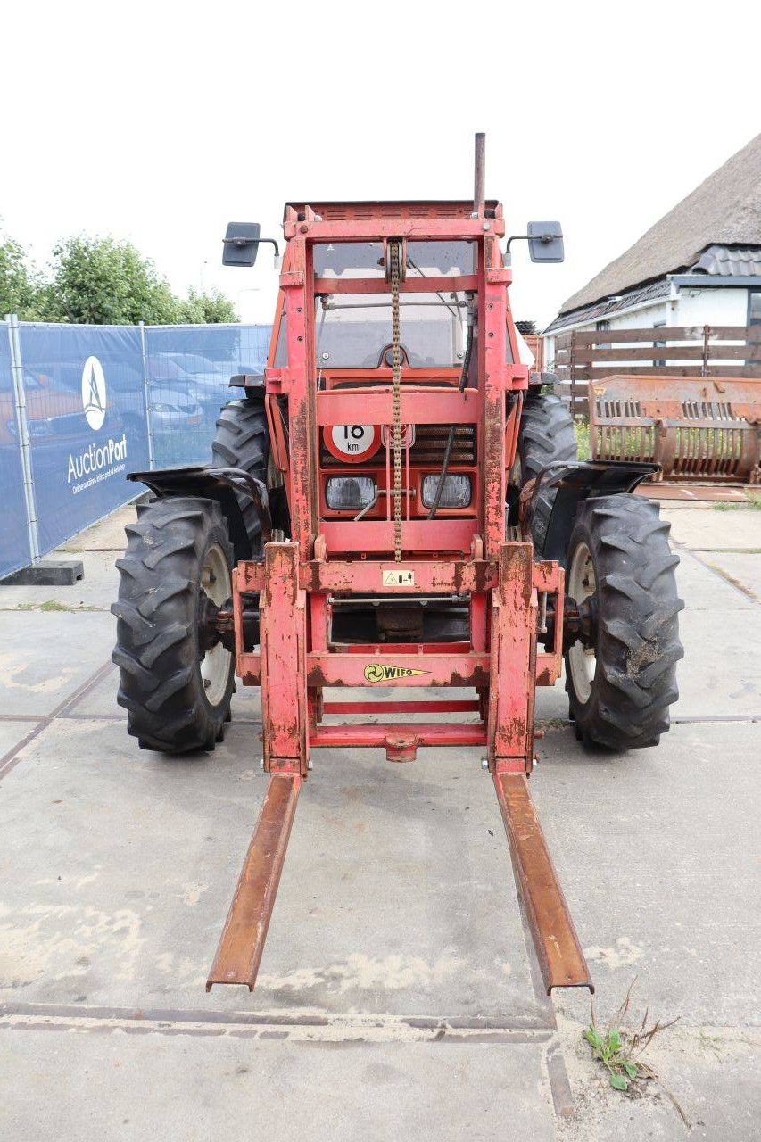 Traktor Fiat Agri 65-66DT Diesel 48 kW, Baujahr 1990, mit Hubmast