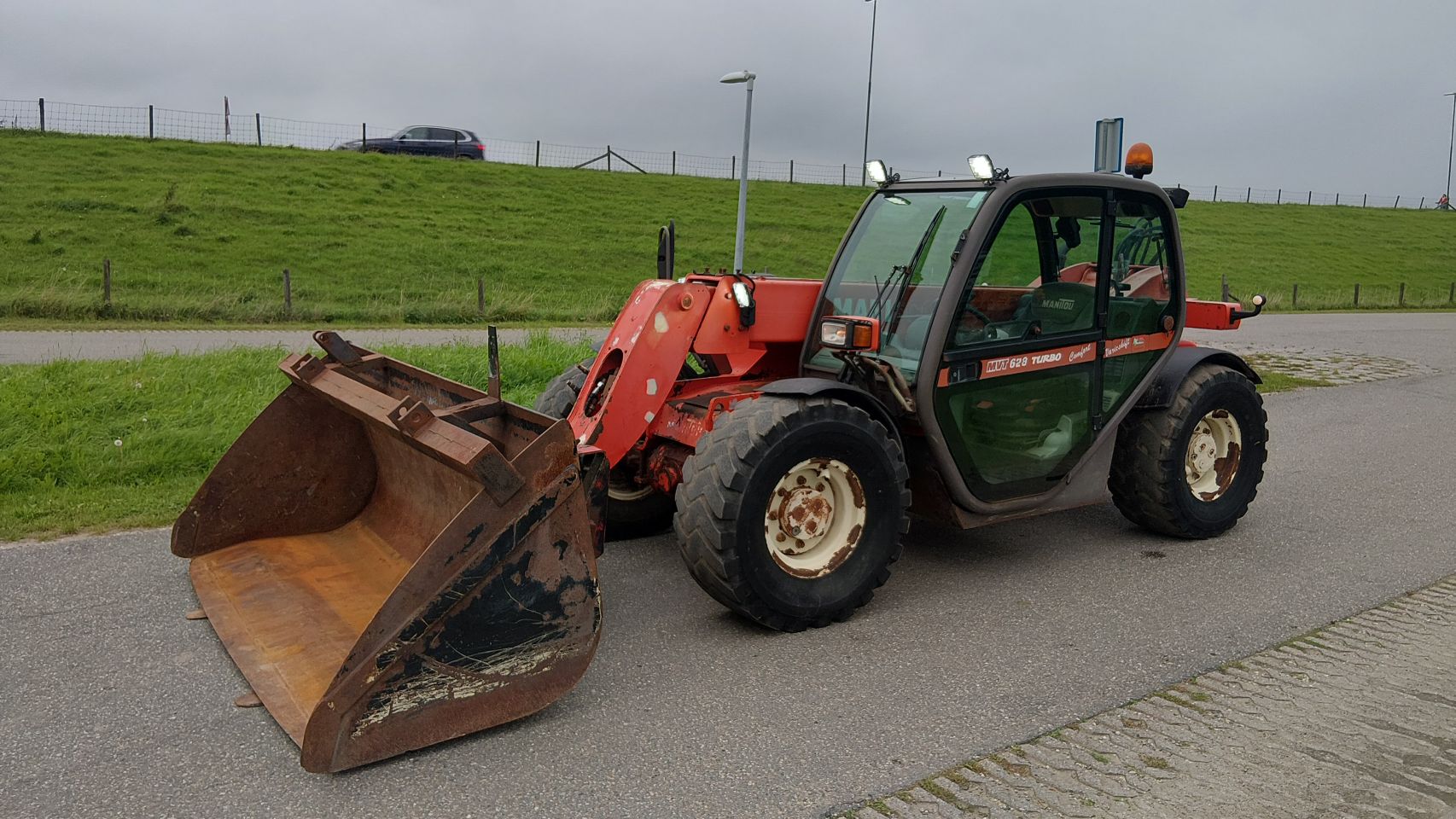 Manitou MVT 628 turbo verreiker (weinig uur) bak+vorken