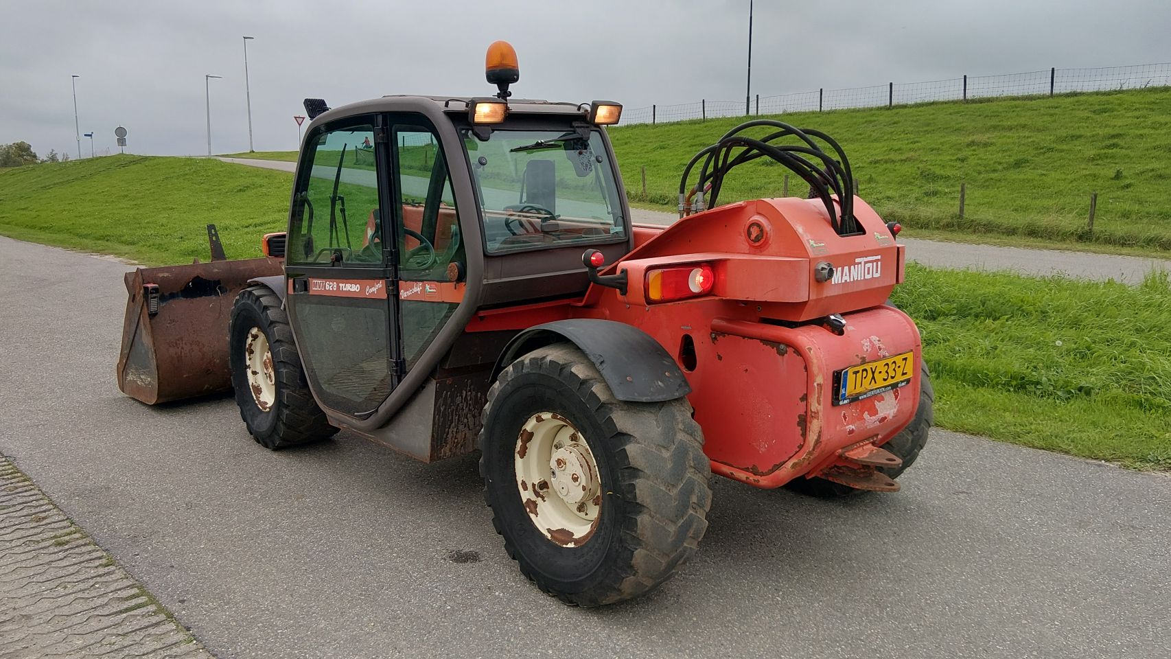 Manitou MVT 628 turbo verreiker (weinig uur) bak+vorken